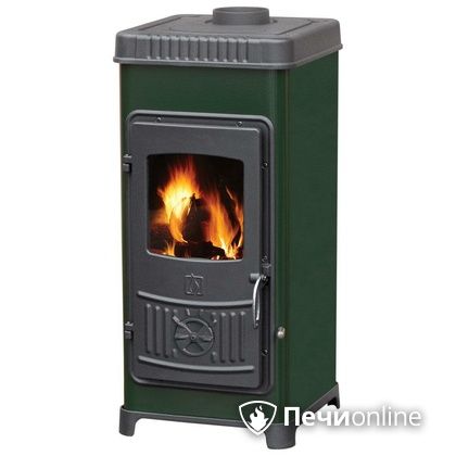 Отопительная печь Plamen Dora 8 N зеленая в Белгороде
