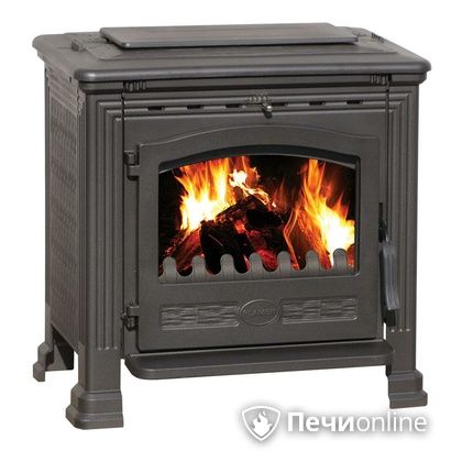 Отопительная печь Plamen Tena N, эмалированная, черная в Белгороде