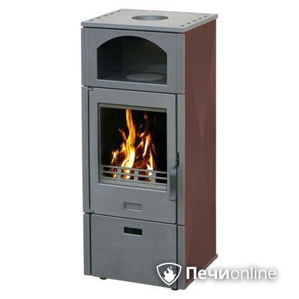 Отопительно-варочная печь Plamen Laguna коричневая в Белгороде