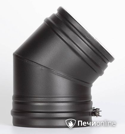 Колено 45° Schiedel Отвод 45° д.150 PM25 (Черный) Permetr в Белгороде