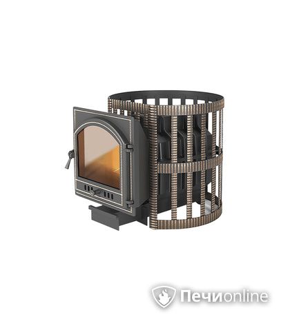 Дровяная печь-каменка Везувий Легенда Ретро Ковка 24 (205) в Белгороде