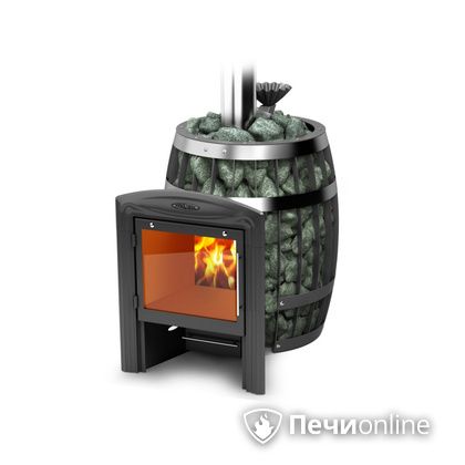 Дровяная банная печь TMF Саяны II Carbon Витра ЗК в Белгороде