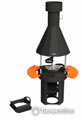 Гриль барбекю GrillD Grill-center 800  (с полками) в Белгороде