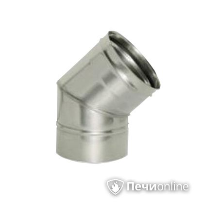 Дымоход Дымок Колено 45° одностенный 0.8 мм ОТНR_45 150 в Белгороде