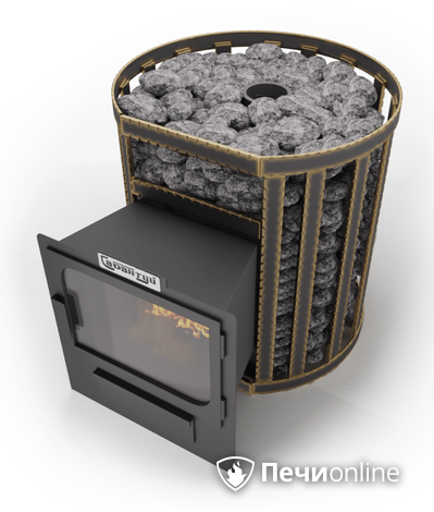 Дровяные печи-каменки Сабантуй Булава Чугун 16 панорама в Белгороде