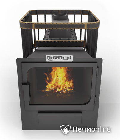 Дровяные печи-каменки Сабантуй Квадро Чугун 24 панорама в Белгороде