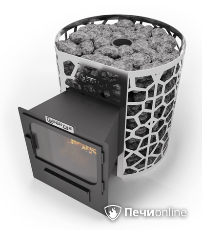 Дровяные печи-каменки Сабантуй Саванна Чугун 24 панорама в Белгороде