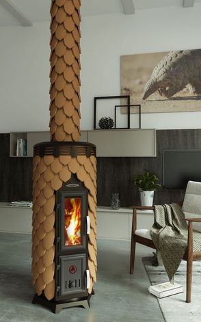 Отопительная печь TMF Сента Панголина Лайт терракота в Белгороде