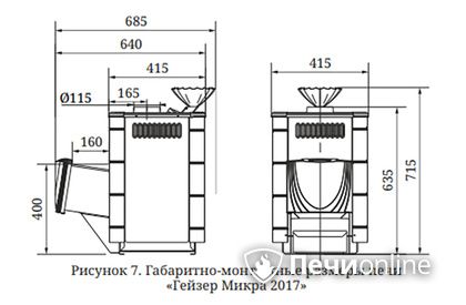 Дровяная печь-каменка TMF Гейзер Микра 2017 Inox ДА ЗК ТО терракота в Белгороде