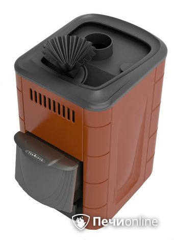 Дровяная печь-каменка TMF Гейзер Мини 2016 Carbon ДА КТК ЗК терракота в Белгороде
