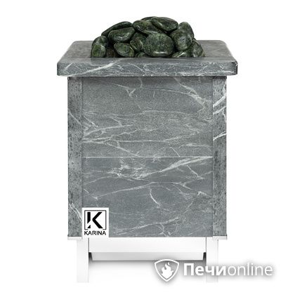Электрическая печь Karina Quadro 9 кВт mini Талькохлорит в Белгороде