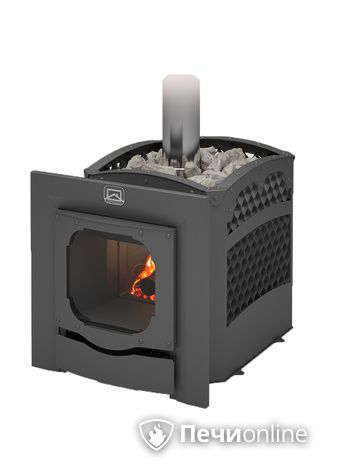 Дровяная банная печь Теплодар Былина-сетка-12 Ч Панорама (1.1) в Белгороде