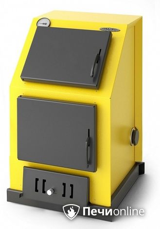 Твердотопливный котел TMF Оптимус Лайт 16кВт под АРТ и ТЭН желтый в Белгороде