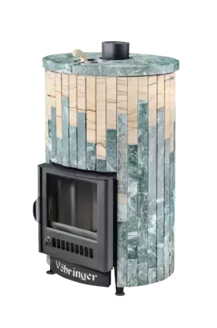 Печь для бани Ферингер  Уют-18 ПФ (Змеевик+"Окаменевшее дерево") в Белгороде