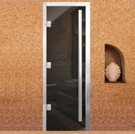 Дверь для бани Arta Премьер 60G Серая, 2100х700 мм