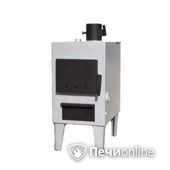 Твердотопливный котел НМК Сибирь 8 ТПЭ ножки и переходник на круглую трубу в комплекте в Белгороде