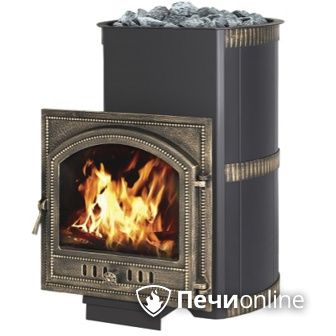 Дровяная банная печь Везувий Лава 28 Камин (205) в Белгороде