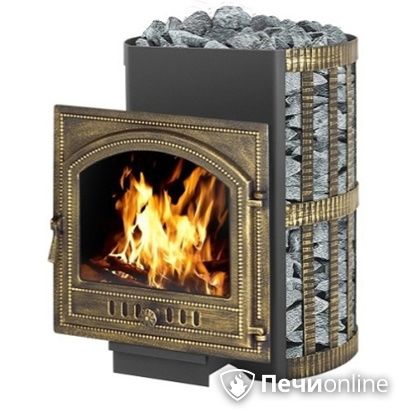 Дровяная банная печь Везувий Скиф Ковка 22 (205) в Белгороде