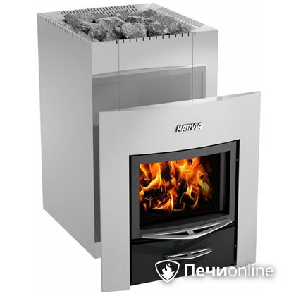 Дровяная банная печь Harvia 22 Duo Steel (Wk220) в Белгороде