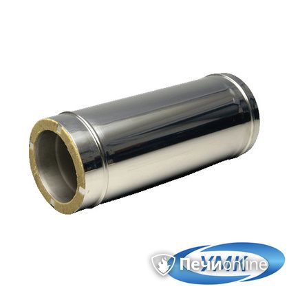 Дымоход УМК Сэндвич-труба 0,5м 180х260 Н+Н 0.5мм 0.5мм по воде в Белгороде