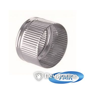  УМК Заглушка глухая D100 0.5 мм нержавейка внутренняя в Белгороде