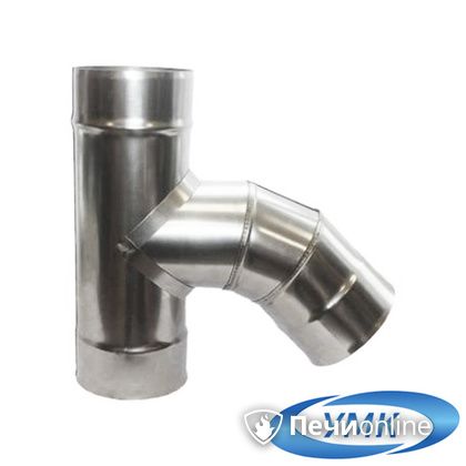 Дымоход УМК Тройник 135° D160 1.0мм нержавейка в Белгороде