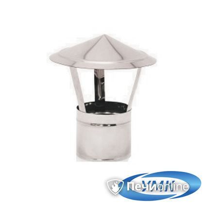 Дымоход УМК Зонт D130 0.5 мм. нержавейка в Белгороде