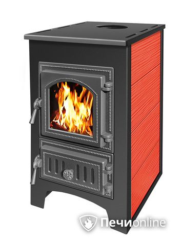 Печь-камин Везувий ПК-01 (270) красный в Белгороде