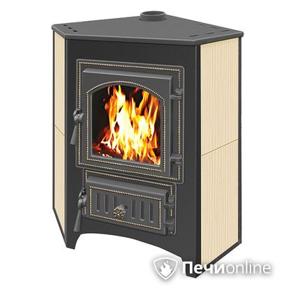 Печь-камин Везувий ПК-01(220) угловой бежевый в Белгороде