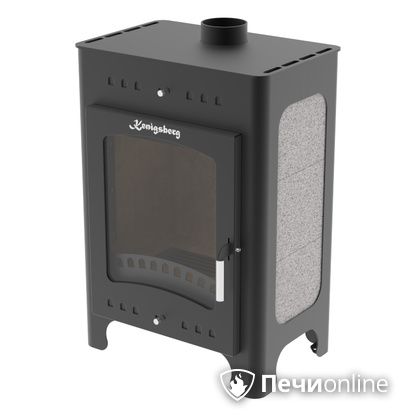 Печь-камин Протопи Кенигсберг 9U без конфорки выход дымохода вверх в Белгороде