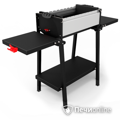 Мангал Grillver Крафтикс Сильвер на подставке в Белгороде