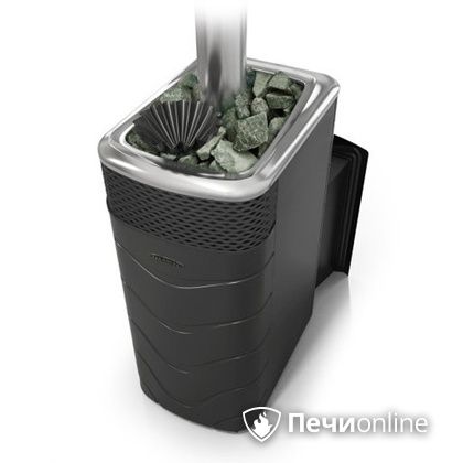 Дровяная банная печь TMF Гейзер XXL 2017 Inox Витра закрытая каменка антрацит в Белгороде