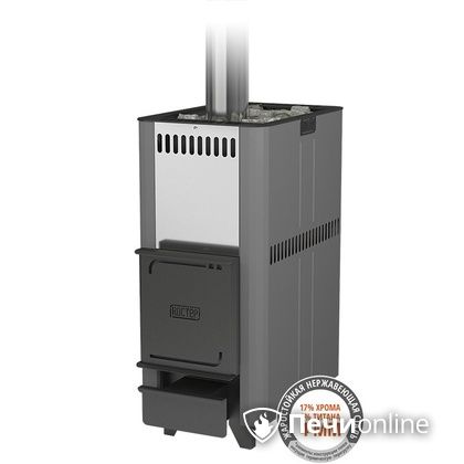 Дровяная банная печь Костёр 14 К без выносного топливного тоннеля в Белгороде