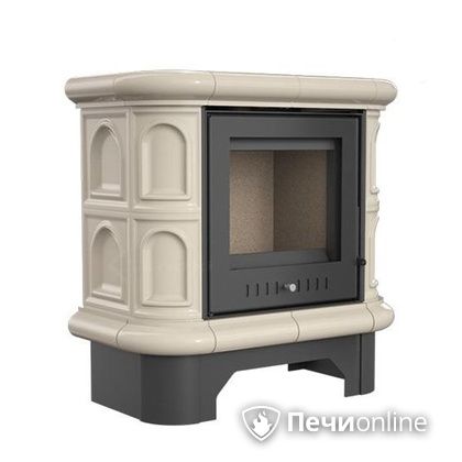 Печь-камин Kratki WK 440 кафельная крем черный в Белгороде